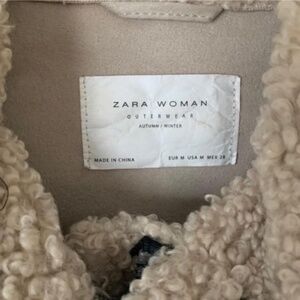 Zara teddy coat